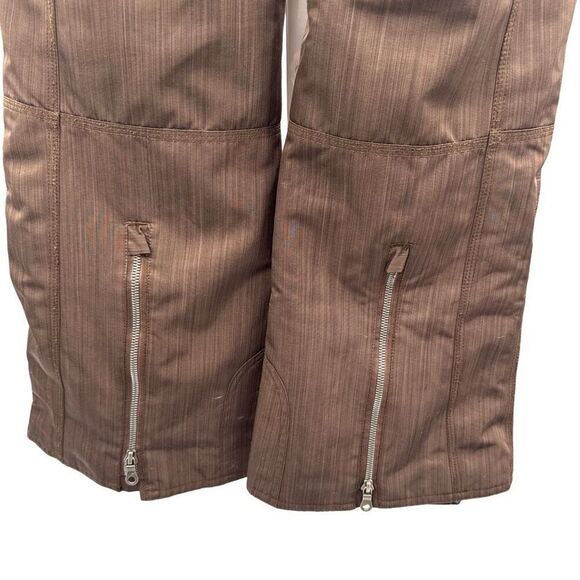 Obermeyer Lennox Snow Ski Pants Brown Womens Snowboarding Waterproof Size 10? - Picture 6 of 12